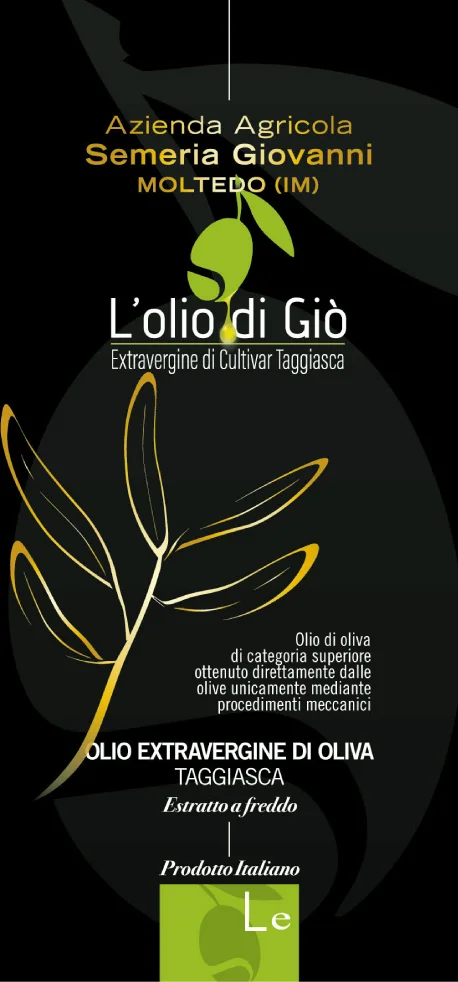 "Olio di Giò" Linea grafica sviluppata durante la mia esperienza lavorativa presso Egoobeso Communication (Imperia/Oneglia).