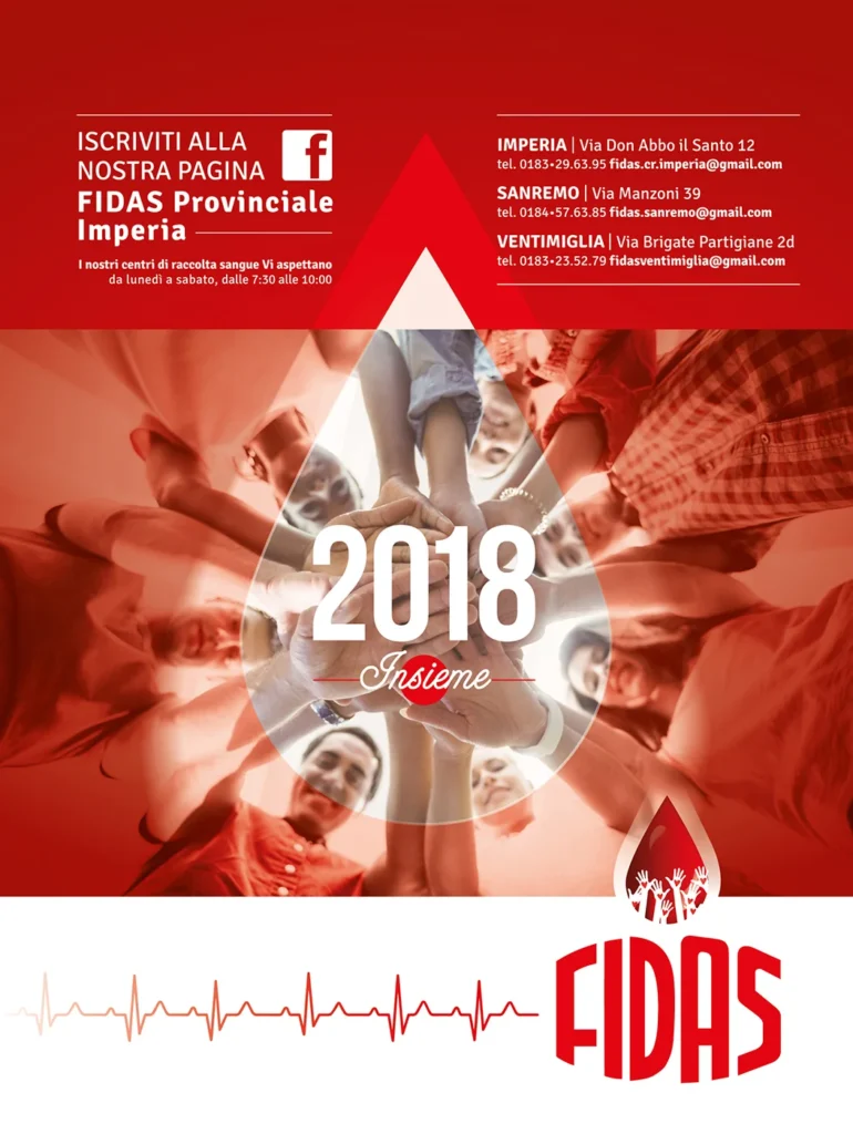 Fidas Donatori di Sangue - Realizzazioni di materiali grafici