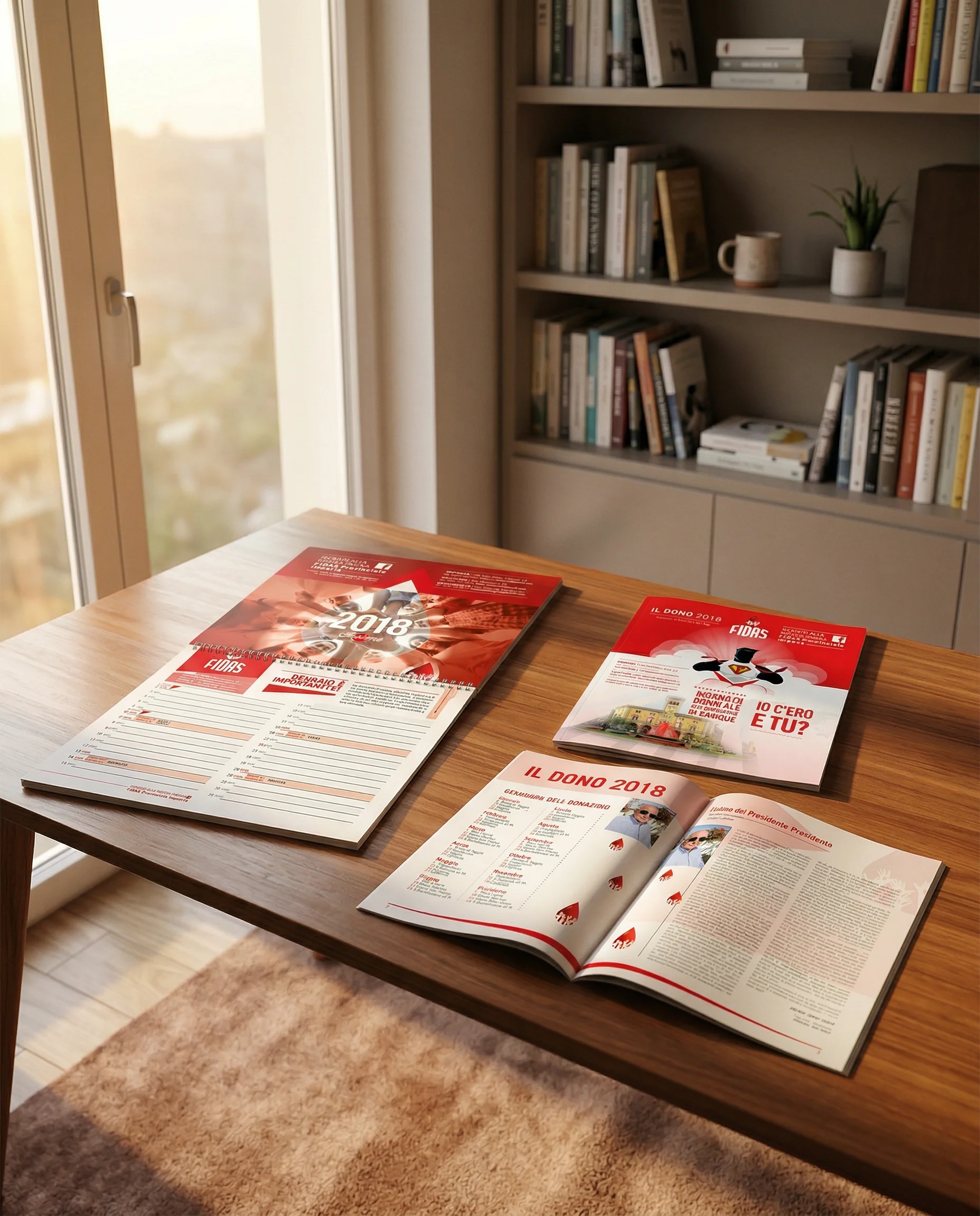 Fidas Donatori di Sangue - Presentazione grafica di materiali grafici