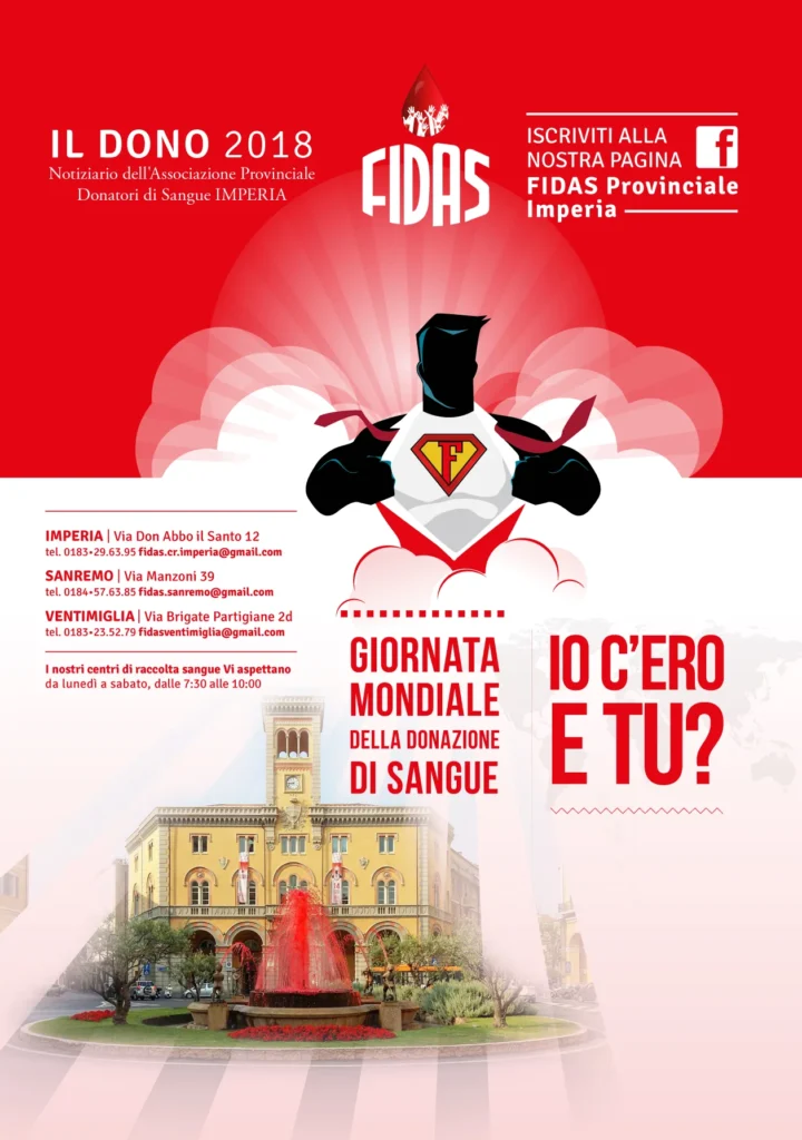 Fidas Donatori di Sangue - Realizzazioni di materiali grafici